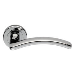 Carlisle Brass Serozzetta Contemporary Curved Lever on Round Rose