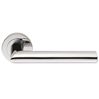 Carlisle Brass Serozzetta Morado Lever Handle on Round Rose