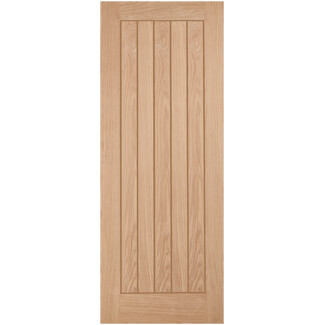 Joseph Miles Suffolk Internal Door with 5 Panel - Unfinished Oak
