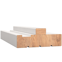 LPD FD30 Door Lining with Loose Stop - White Primed - 2130 H x 133 W x 32mm T