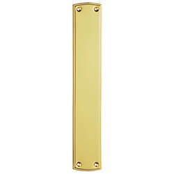 Carlisle Brass Ornate Finger Plate - Polished Brass