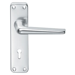 Carlisle Brass Eurospec Aluminium Lever on Backplate