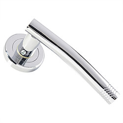 Carlisle Brass Serozzetta Carolina Lever Handle On Round Rose