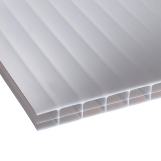 Storm 16mm Triplewall Polycarbonate Sheet Opal - 1050mm Width