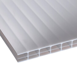 Storm 16mm Triplewall Polycarbonate Sheet Opal - 2100mm Width