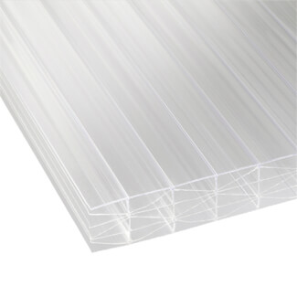 Storm 25mm Multiwall Polycarbonate Sheet Clear - 700mm Width