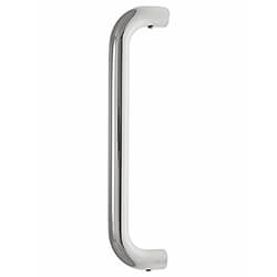 Joseph Miles Polished Stainless Steel 19mm D Shape Round Bar Pull Handle