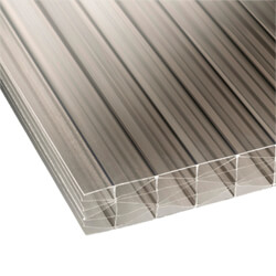 Storm 25mm Multiwall Polycarbonate Sheet Bronze - 700mm Width