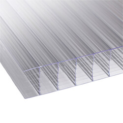 Storm 35mm Multiwall Polycarbonate Sheet Clear - 1250mm Width