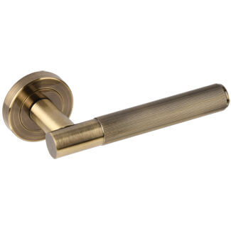 Xl Joinery Oglio Fire Door Handle Pack Antique Bronze