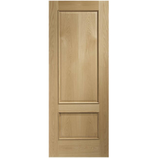 XL Joinery Andria Internal Fire Door with 2 Panels - Unfinished Oak