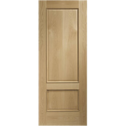 XL Joinery Andria Internal Fire Door with 2 Panels - Unfinished Oak