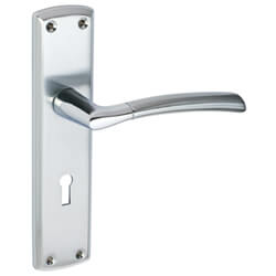 Joseph Miles Tifosi Lock Lever On Backplate Door Handle Set
