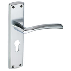Joseph Miles Tifosi Lever Handle with Euro Profile on Backplate