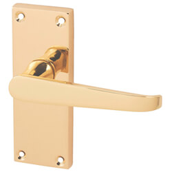 Joseph Miles Victorian Traditional Lever Handle on Latch Backplate
