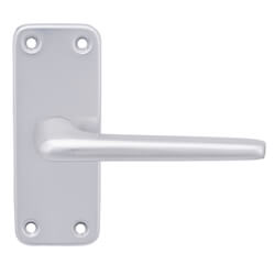 Joseph Miles 2000 Series Aluminium Lever Handle on Short Latch Backplate