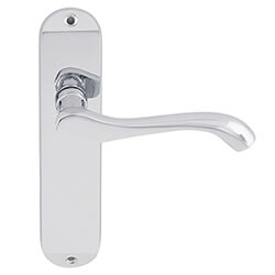 Joseph Miles Cadenza Traditional Lever Handle Latch on Backplate