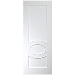 Deanta Clarendon Internal Door with 3 Panel - White Primed