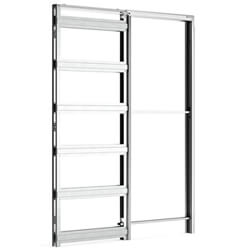 Atlantic Ermetika EvoKit White Framed Pocket Door System - 125mm Wall Thickness