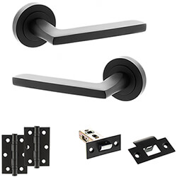 Atlantic Status Alaska Door Handle Pack - Matt Black