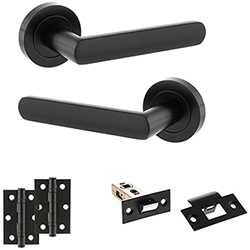 Atlantic Status Carolina Door Handle Pack - Matt Black