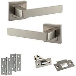 Atlantic Status Montana Door Handle Pack - Satin Nickel