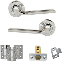 Atlantic Eco Surf Door Handle Pack - Polished Chrome
