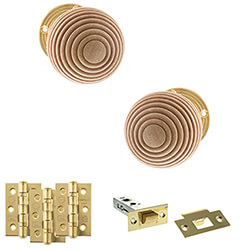 Atlantic Old English Bridlington Door Knob Handle Pack