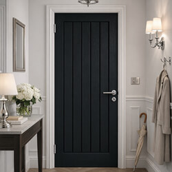 P M Mendes Mexicano Internal Door with 5 Panel - Prefinished Black Oak