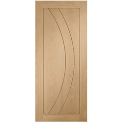 P M Mendes Sorrento Internal Door with 3 Panel - Prefinished Oak