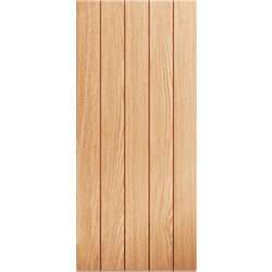 P M Mendes Killarney Internal Fire Door with 5 Panel - Unfinished Oak