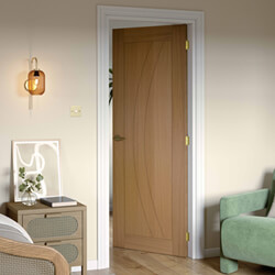 JB Kind Sicily Internal Door with 3 Panel - Prefinished Oak
