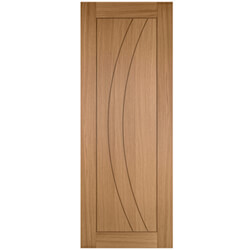 JB Kind Sicily Internal Fire Door with 3 Panel - Prefinished Oak
