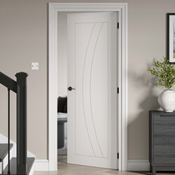 JB Kind Sicily Internal Door with 3 Panel - White Primed