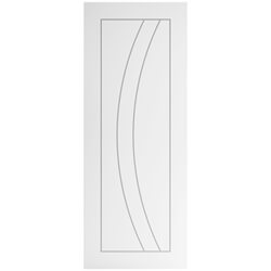 JB Kind Sicily Internal Fire Door with 3 Panel - White Primed