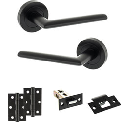 Atlantic Status Alabama Door Handle Pack - Matt Black