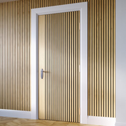 Joseph Miles Riga Flutted Internal Door - Prefinished Oak