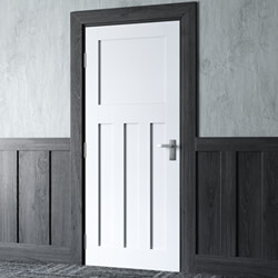 Joseph Miles Camberly Internal Door with 4 Panel - White Primed
