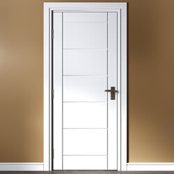 Joseph Miles Toledo Internal Door with 7 Panel - White Primed