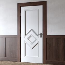 Joseph Miles Arwick Internal Door with 3 Panel - White Primed