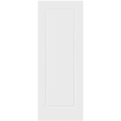 P M Mendes Laminate Internal Door with 1 Panel - Prefinished White