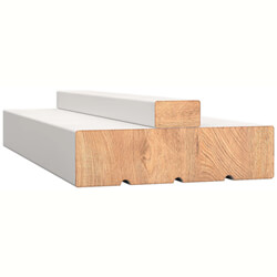 LPD Hardwood Internal Door Lining with Loose Stop 2130 H x 28mm T - White Primed