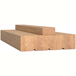 LPD Hardwood Internal Fire Door Lining with Loose Stop 2130 H x 32mm T - Unfinished Oak