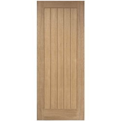 P M Mendes Tuscany Internal Fire Door with 5 Panel - Unfinished Oak