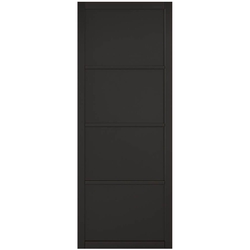 P M Mendes Rome Internal Door with 4 Panel - Prefinished Black