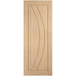 LPD Girona Internal Fire Door with 3 Panel - Prefinished Oak
