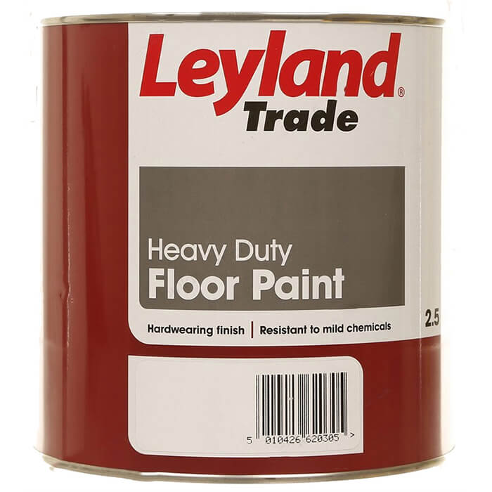 Leyland Trade Heavy Duty Floor Paint Various Colours And Litres Available