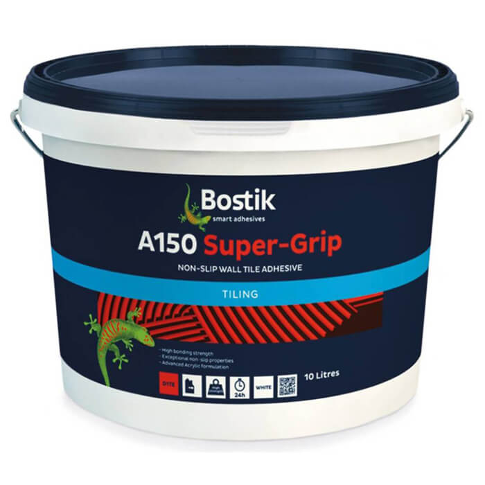 Bostik A150 SuperGrip Non Slip Wall Tile Adhesive 10L