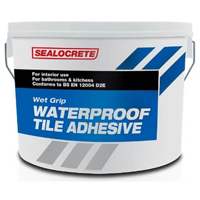 Bostik Sealocrete Wet Grip Waterproof Tile Adhesive 10L