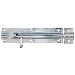 Dale Bright Zinc Plated Straight Tower Bolt